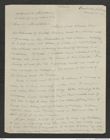 Nachlass Franz Steindachner, Brief von J. D. Hosemann an Franz Steindachner (18.03.1913), Inv.Nr. 241.02, Seite 1
